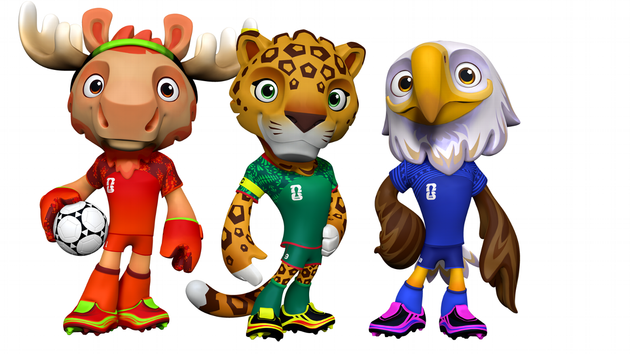 World Cup 2026 mascots: Maple, Zayu, and Clutch